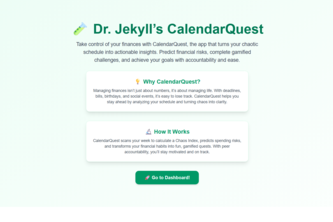 Dr. Jekyll’s CalendarQuest