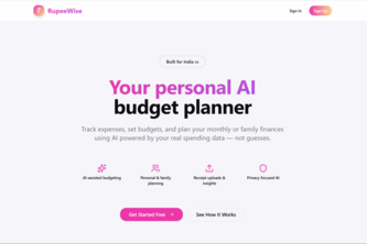 Rupee-Wise [RAG-Driven Personal Finance Assistance]