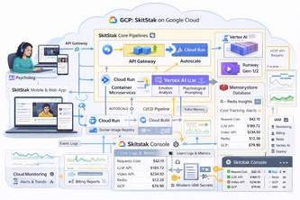 Gemini Live + user create masterpiece together with SkitStak