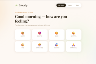 Moodly - Your Daily Mood Journal