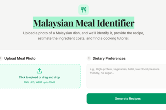 Malaysian Meal Identifier