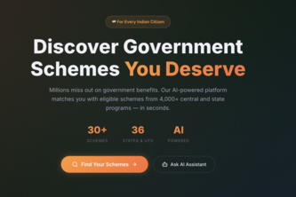 SchemeSathi  AI-Powered Government Scheme Discovery Platform