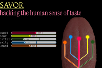 Savor: Hacking the human sense of taste.