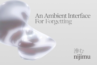 nijimu / "to seep into"