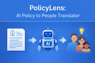 PolicyLens: AI Policy to People Translator.