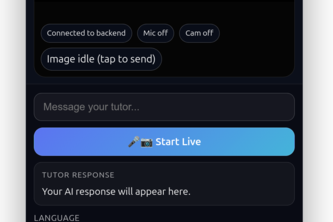 Gemini Live Tutor
