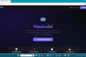 Ninaivalai - AI Memory Wave Simulator