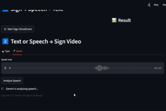 SignTalk 2.5 – AI Sign Language Translator
