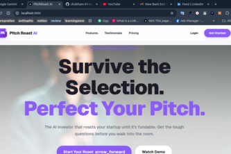 PitchRoast: The Brutal AI VC
