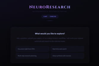 NeuroResearch - Autonomous AI Research Engine