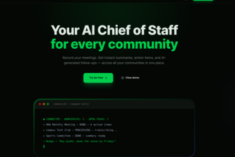 CommunitAI: The AI Chief of Staff for Communities