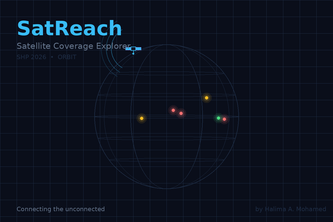 SatReach - Satellite Coverage Explorer