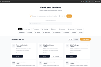 NeryByService: AI-Powered Hyper-Local Help