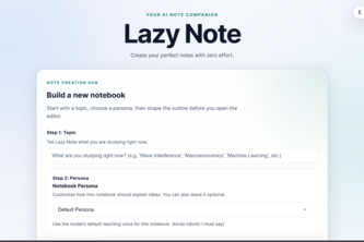 Lazy Note