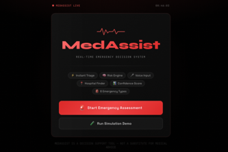 MedAssist – Real-Time Emergency Decision Intelligence System