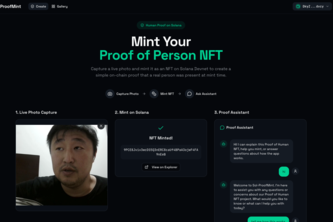 Human Verification Sol-ProofMint