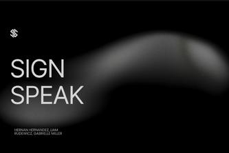 SignSpeak