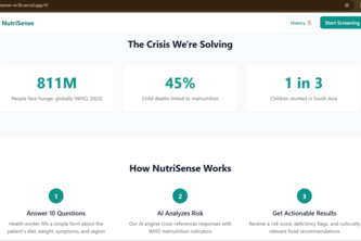 NutriSense | AI Malnutrition Risk Screener