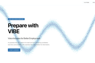 VIBE - Voice Inclusion for Better Employment