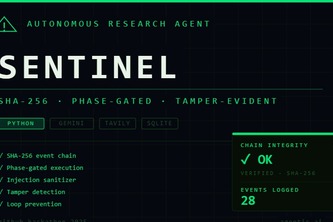 autonomus research agent with trust system