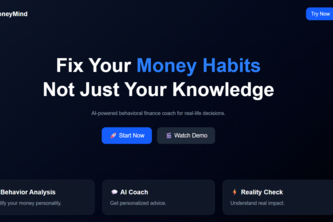MoneyMind - Your AI coach for smarter money behavior     