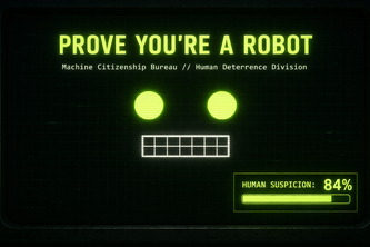 PROVE YOU'RE A ROBOT