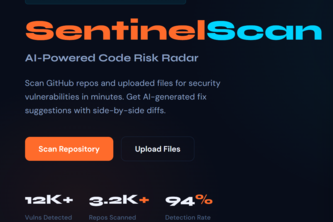 SentinelScan: AI-Powered Code Risk Radar