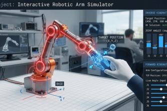 Interactive Robotic Arm Simulator
