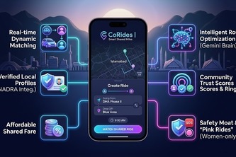 Corides.ai - A Carpooling service powered by Gemini Ai