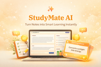 StudyMate AI — Turn Notes into Smart Learning Instantly
