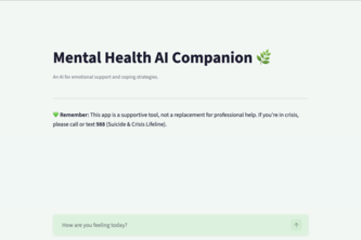 Wellbeing Companion