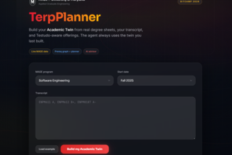 Terp Planner