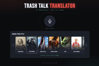 Trashlator -  Trash Talk Translator