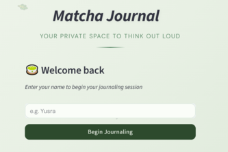 Matcha Journal