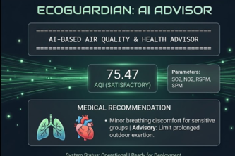 EcoGuardian: AI-Driven Health Advisor