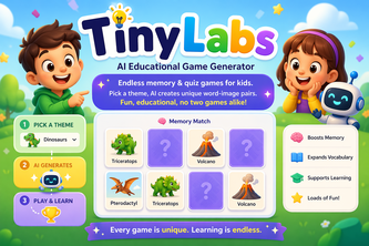 TinyLabs – AI Educational Game Generator