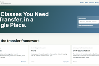 Student Transfer Guide (STG)