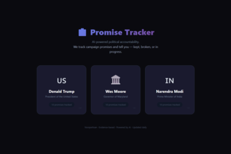 Promise Tracker