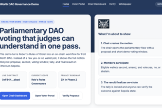 Rob's Rules of Order on the Blockchain
