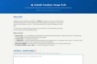 LinkedIn Translator: Savage Truth