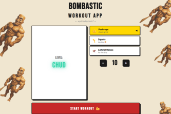 Bombastic Workout App