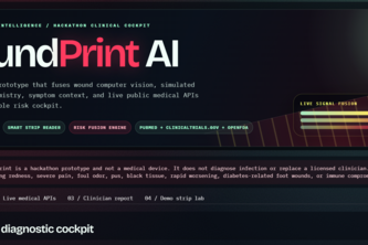 WoundPrint: Multimodal AI for Smart Wound Risk Detection