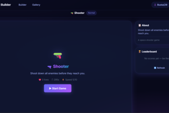 Mini Ai Game Builder