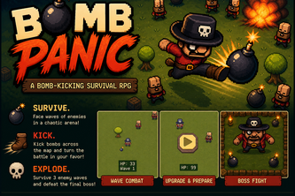 Bomb panic - a maki rpg game