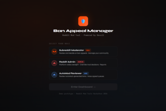 Ban Appeal Manager