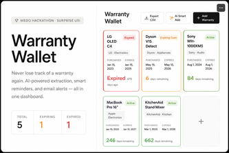 Warranty Wallet