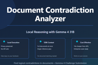 Building a Document Contradiction Analyzer - Gemma 4