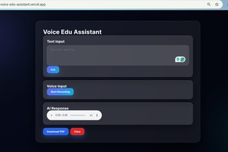 Voice edu assistant 