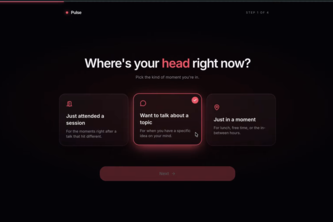 Pulse - A Real Time Web Summit Networking Radar