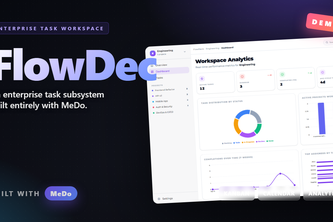 FlowDeck — Enterprise Task Workspace